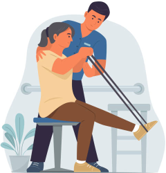 Illustration kinésithérapie